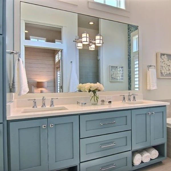 Sky Blue Bathroom Vanity